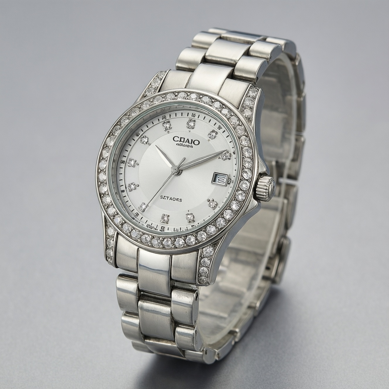 Часы timex addison с 50 кристаллами и браслетом из нержавеющей стали Часы timex addison с 50 кристаллами и браслетом из нержавеющей стали